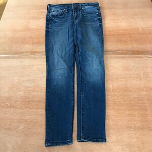 Rag & Bone Cate Mid Rise Skinny Jeans Women size 25 Blue Dark Wash Preppy Denim